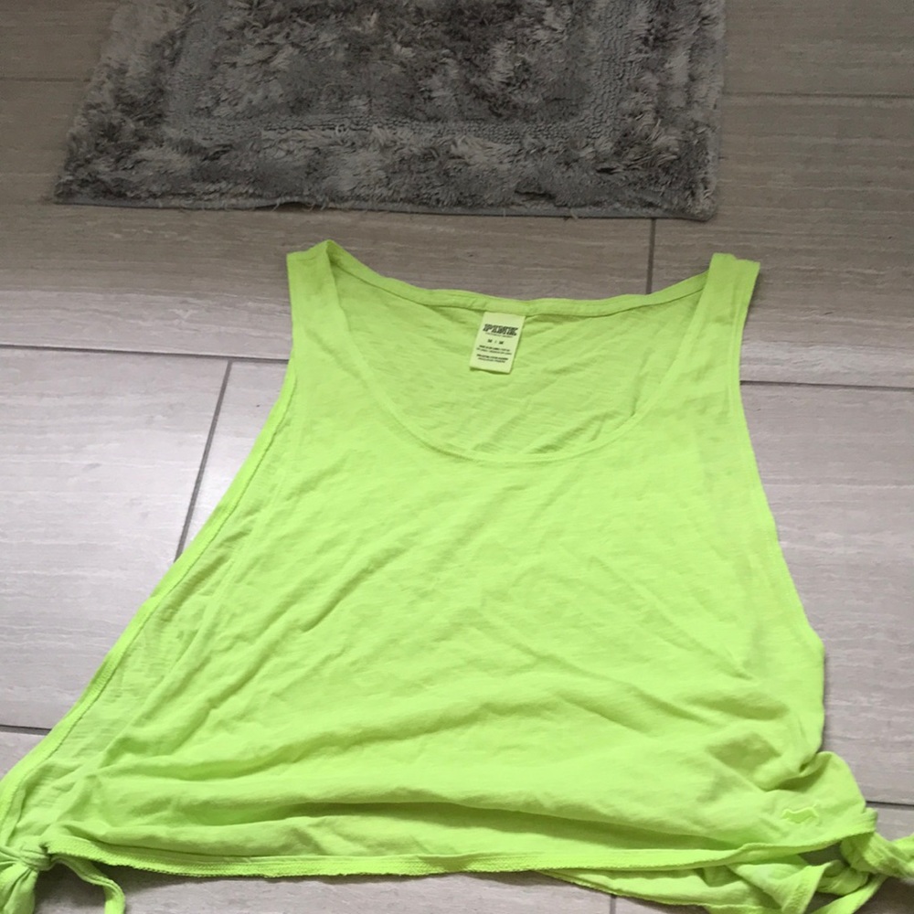 Victoria’s Secret lime green tank top